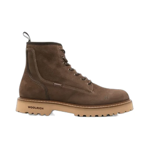 Main Logo Embossed Combat Boots