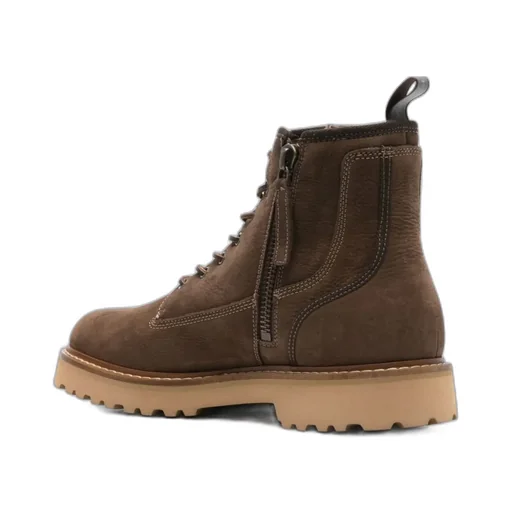 Main Logo Embossed Combat Boots