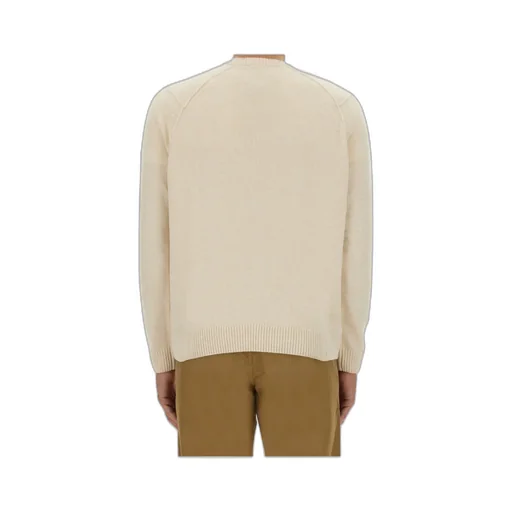 Raglan-Sleeves Crew-Neck Sweater