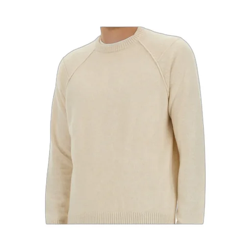 Raglan-Sleeves Crew-Neck Sweater