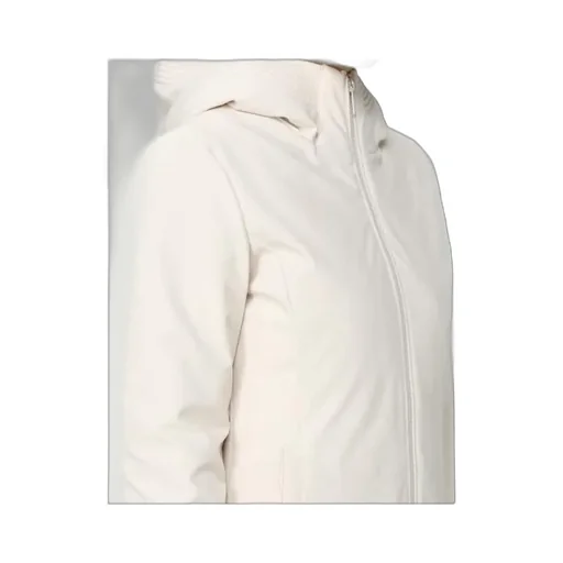 Zip-Fastening Hooded Coat