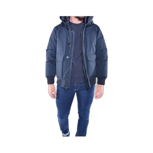 Hooded Polar Bomber Down Jacket