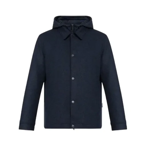 Logo Detailed Hooded Jacket