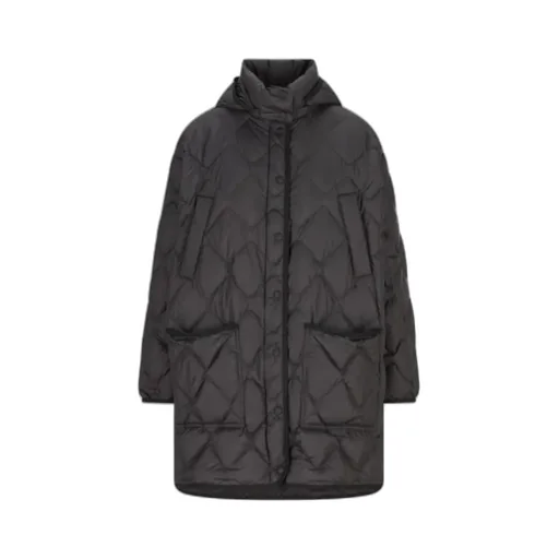 Quilted Hooded Coat