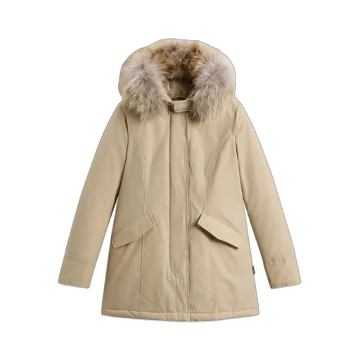 Long-Sleeved Hooded Coat