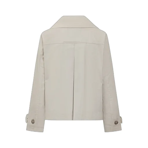 Double-Breasted Utility Peacoat