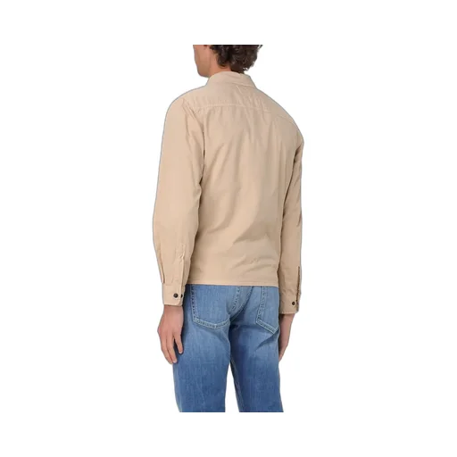 Zip-Up Long-Sleeved Overshirt