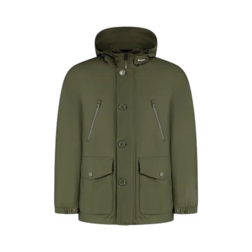 Drawstring Hooded Parka