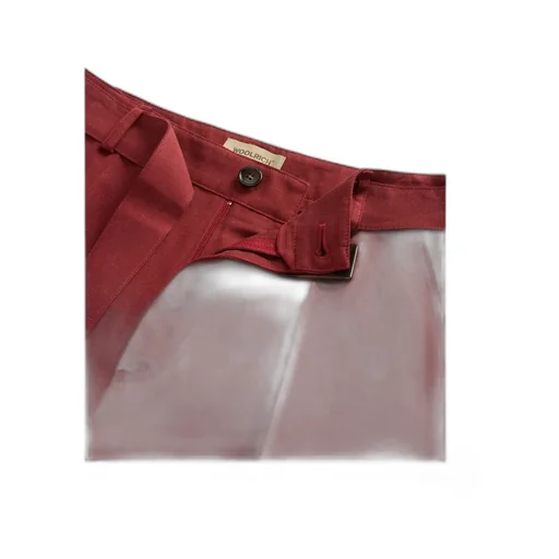 Belted Straight-Leg Trousers