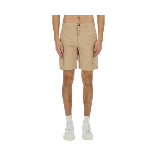 Button Detailed Cargo Shorts