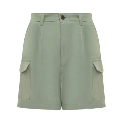 Button Detailed Cargo Shorts