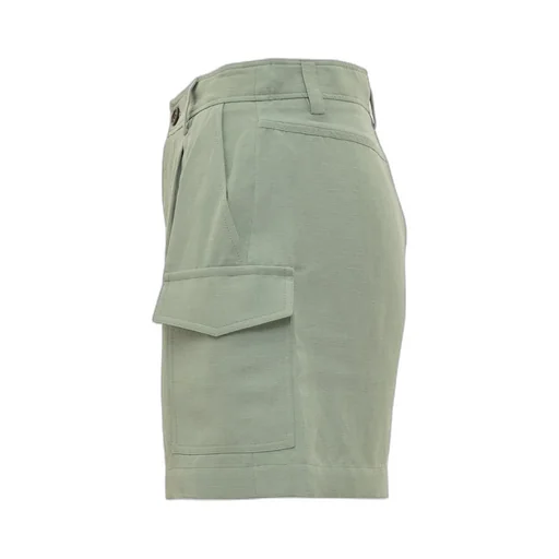 Button Detailed Cargo Shorts