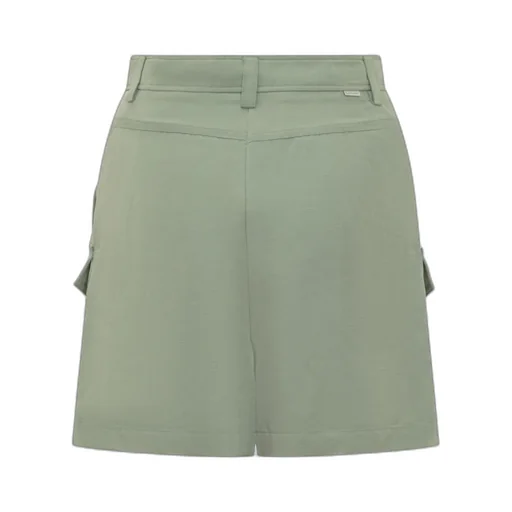 Button Detailed Cargo Shorts