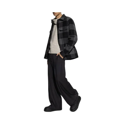 Long-Sleeved Lapel Shirt