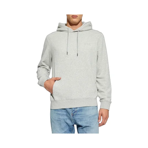 Logo Embroidered Drawstring Hoodie