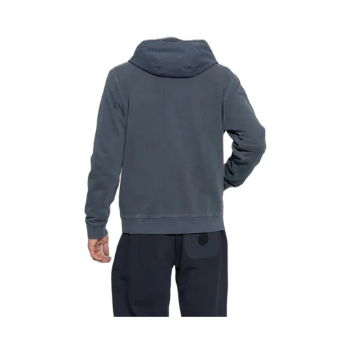 Logo Embroidered Zipped Drawstring Hoodie