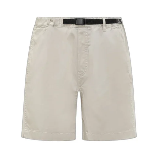 Belted-Waist Bermuda Shorts