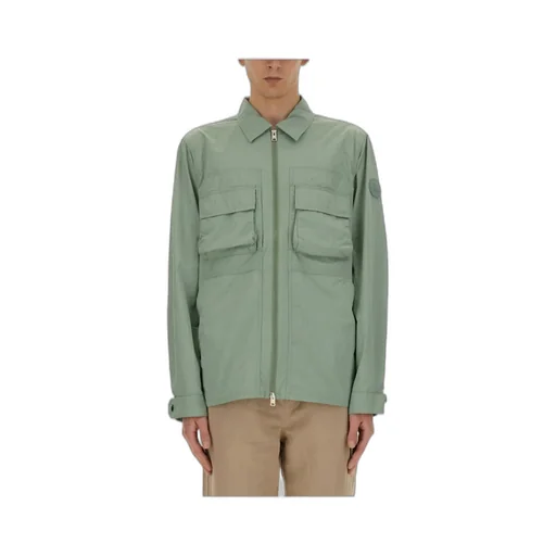 Zip-Up Long-Sleeved Shirt Jacket