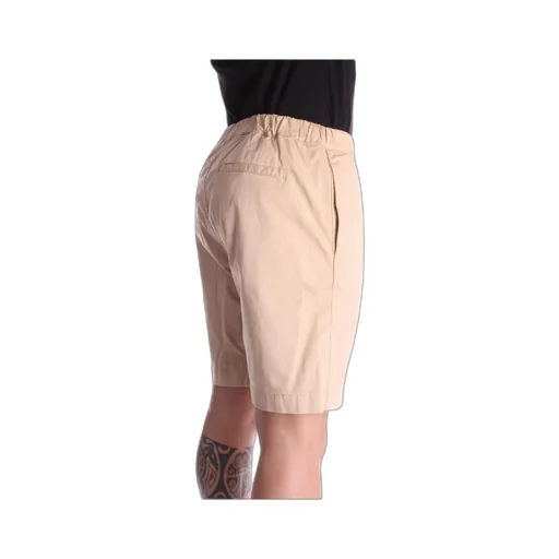 Belted-Waist Bermuda Shorts