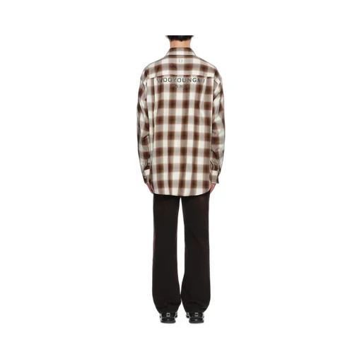 Check Logo Patch Shirt