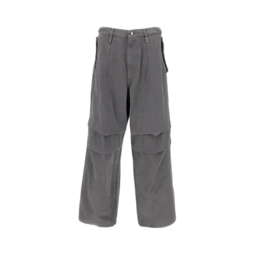 Belted Straight-Leg Pants