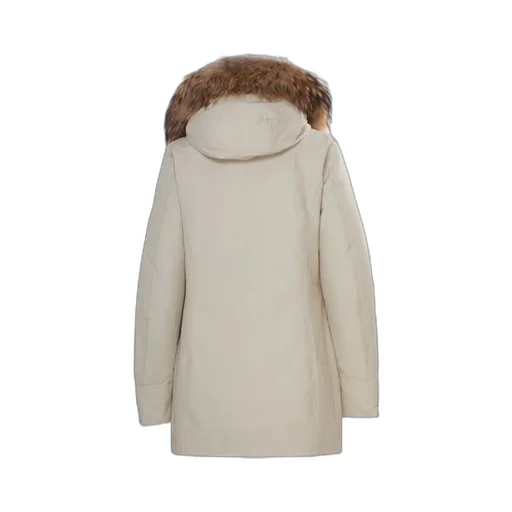 Hooded Fur Trimmed Coat