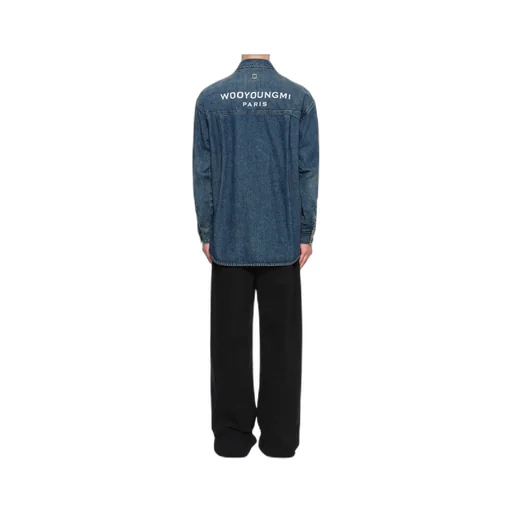 Denim Shirt With Back Logo