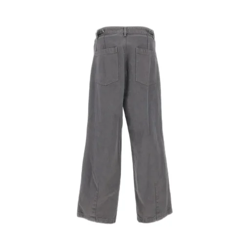 Belted Straight-Leg Pants