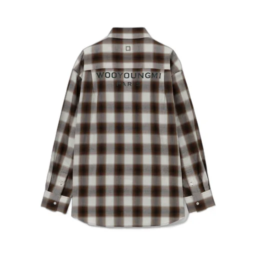 Check Logo Patch Shirt