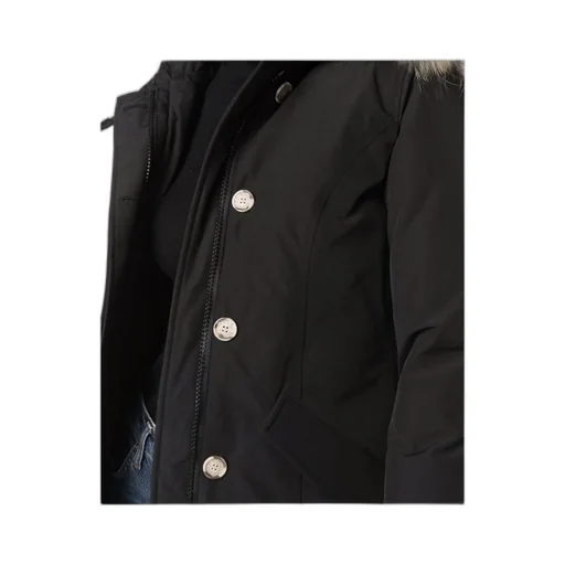 Fur-Trimmed Hooded Parka