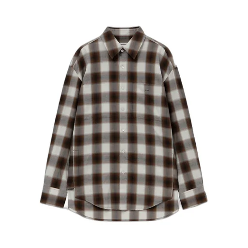 Check Logo Patch Shirt