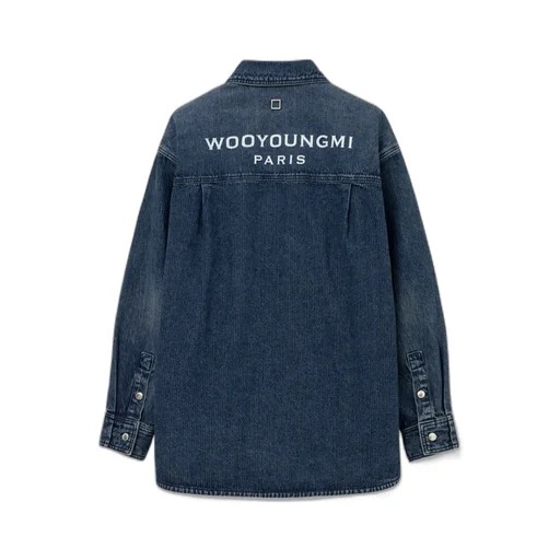 Denim Shirt With Back Logo