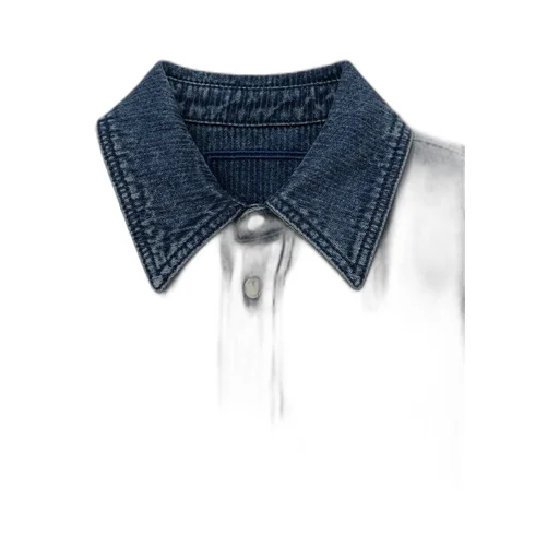 Denim Shirt With Back Logo
