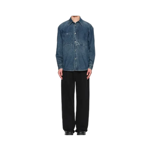 Denim Shirt With Back Logo