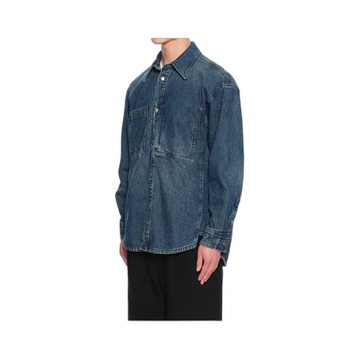 Denim Shirt With Back Logo