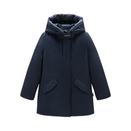 Teen Hooded Feather-Down Padded Coat