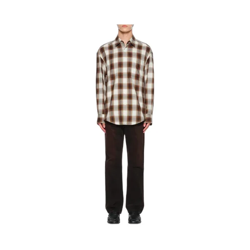 Check Logo Patch Shirt