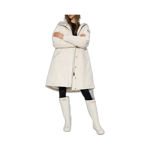 Logo Patch Hooded Parka