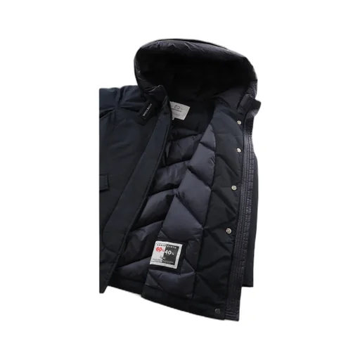 Teen Hooded Feather-Down Padded Coat