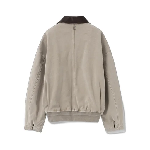 Contrast Collar Jacket