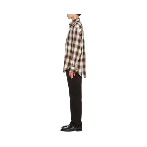 Check Logo Patch Shirt
