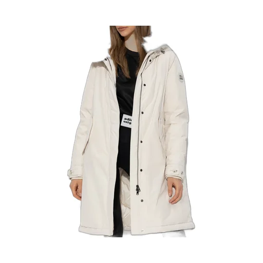 Logo Patch Hooded Parka