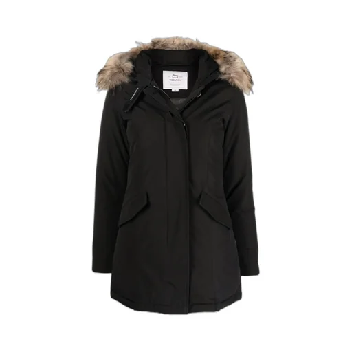 Fur-Trimmed Hooded Parka