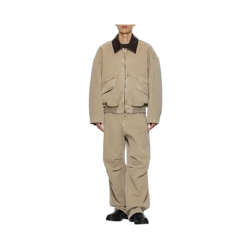 Contrast Collar Jacket