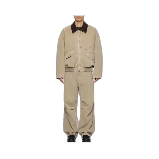 Contrast Collar Jacket