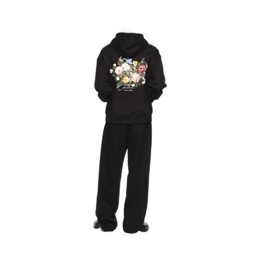 Floral Motif Hoodie