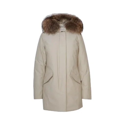 Hooded Fur Trimmed Coat