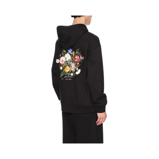 Floral Motif Hoodie