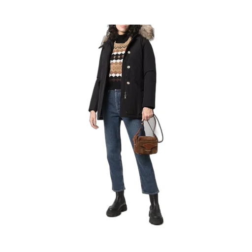 Fur-Trimmed Hooded Parka