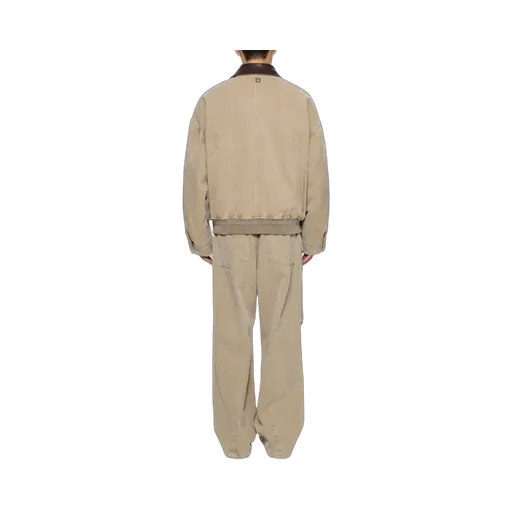 Contrast Collar Jacket